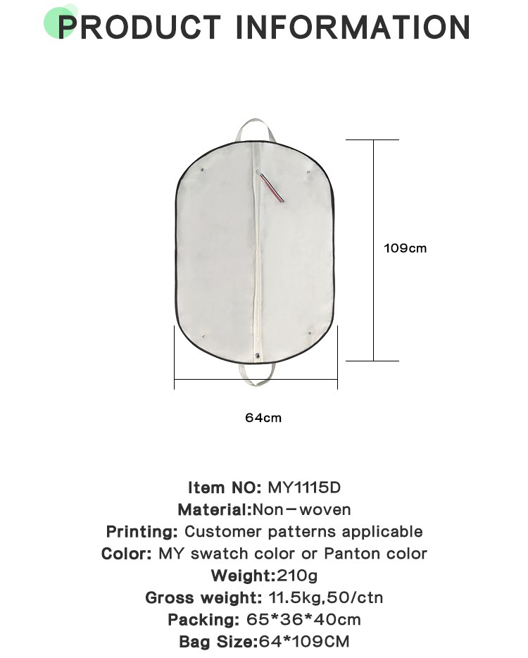 non woven garment bag non woven garment bag